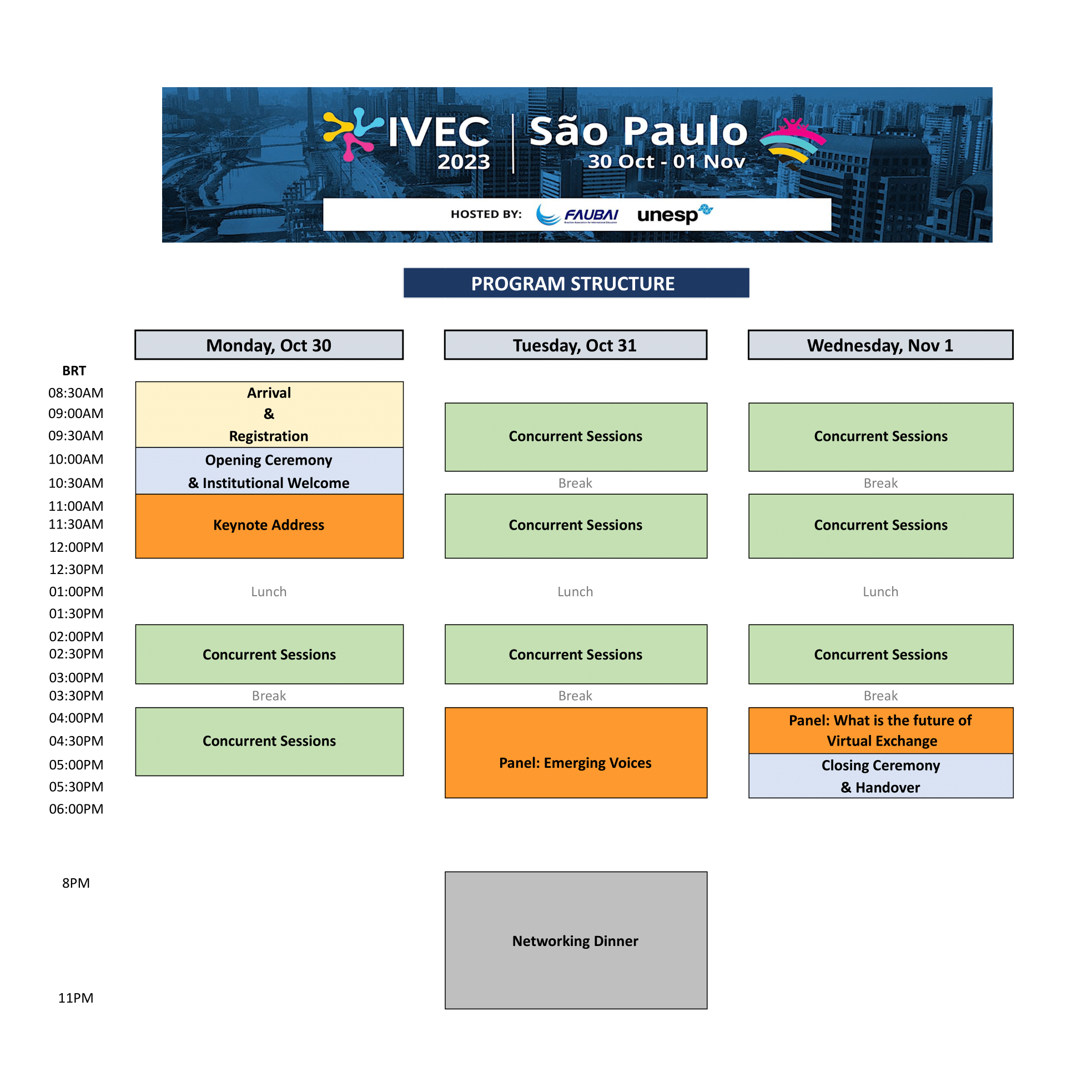 Program 2023 International Virtual Exchange Conference